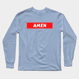 Amen - So Be It - Christian Long Sleeve T-Shirt